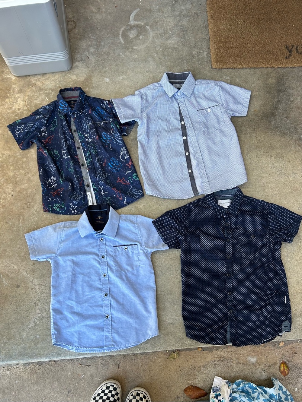 Boys Craft + Flow Polo Button Front Shirt Bundle Size 5